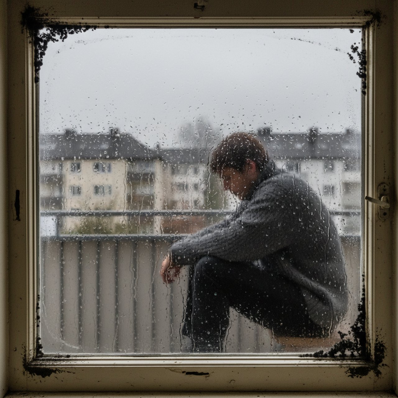 Vorher: alte Fenster